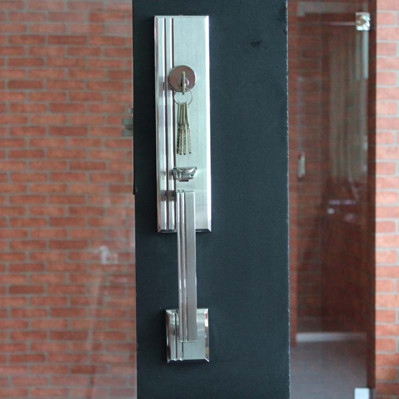 High quality big panel stainless steel door lock