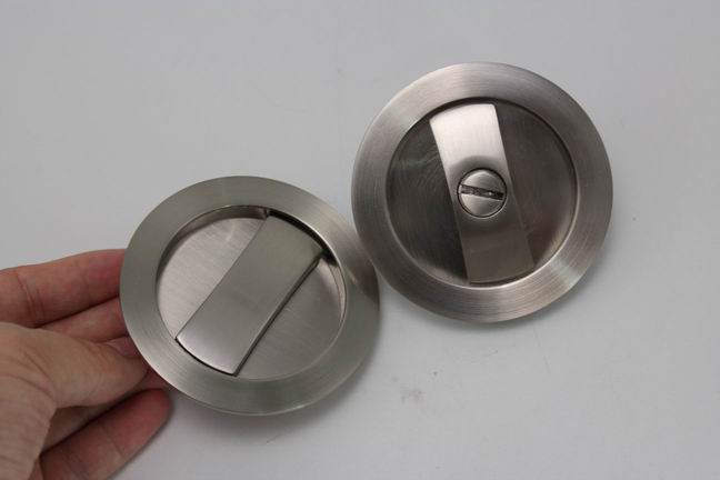 Popular sell high quality zinc alloy round type sliding door lock